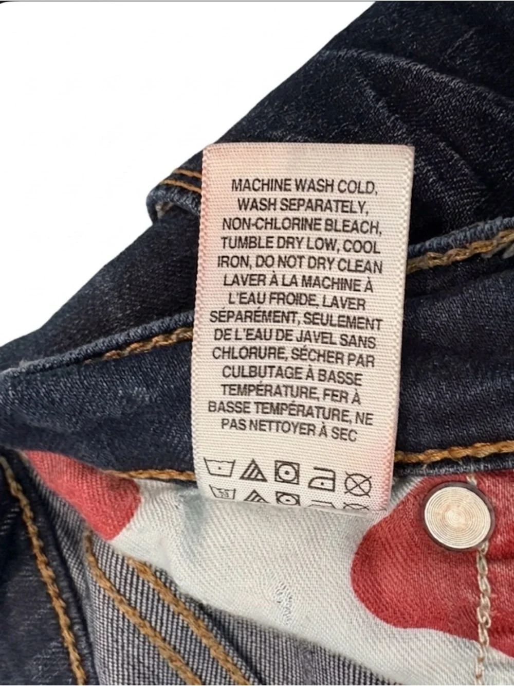 Lucky Brand Sofia Skinny Jeans – Dark Wash Whiskered Denim - Picture 8 of 10